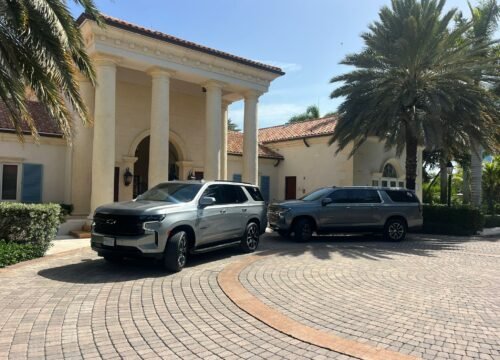 Luxury SUV airport transfer Turks & Caicos Islands